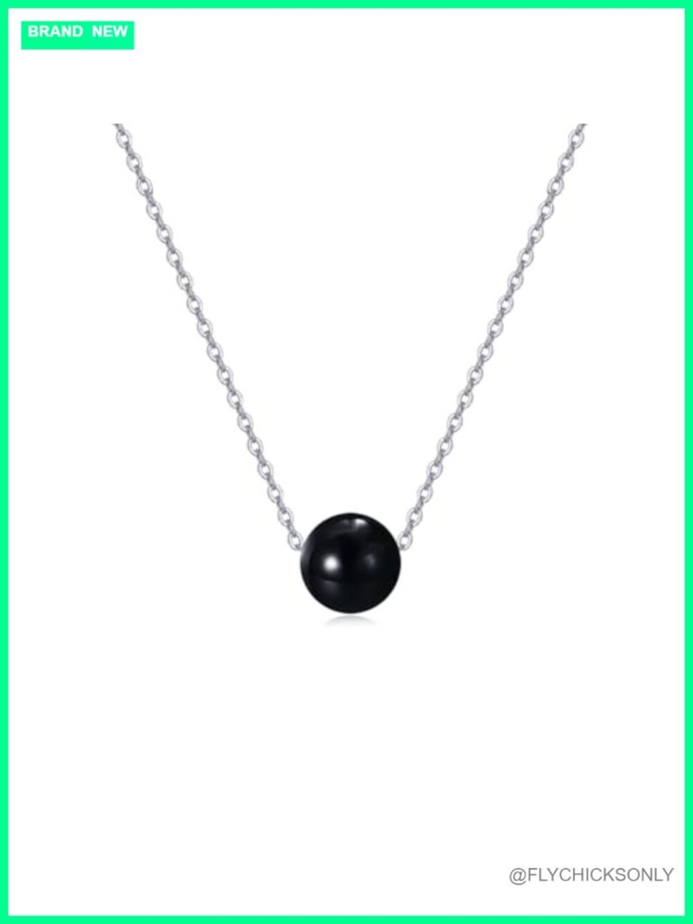925 Sterling Silver Black Onyx Necklace Choker Gift for Women